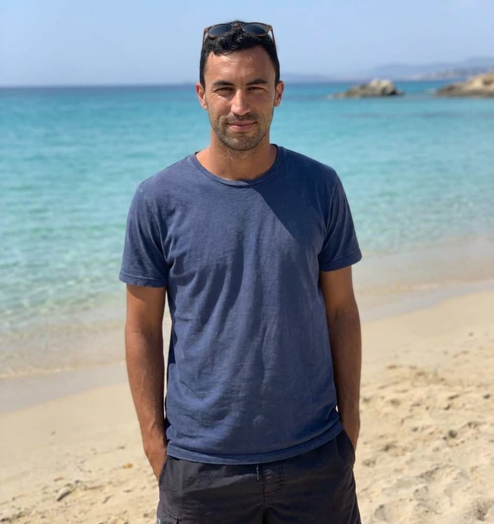 Customer 05 reference selfie — the identity anchor for this demo.