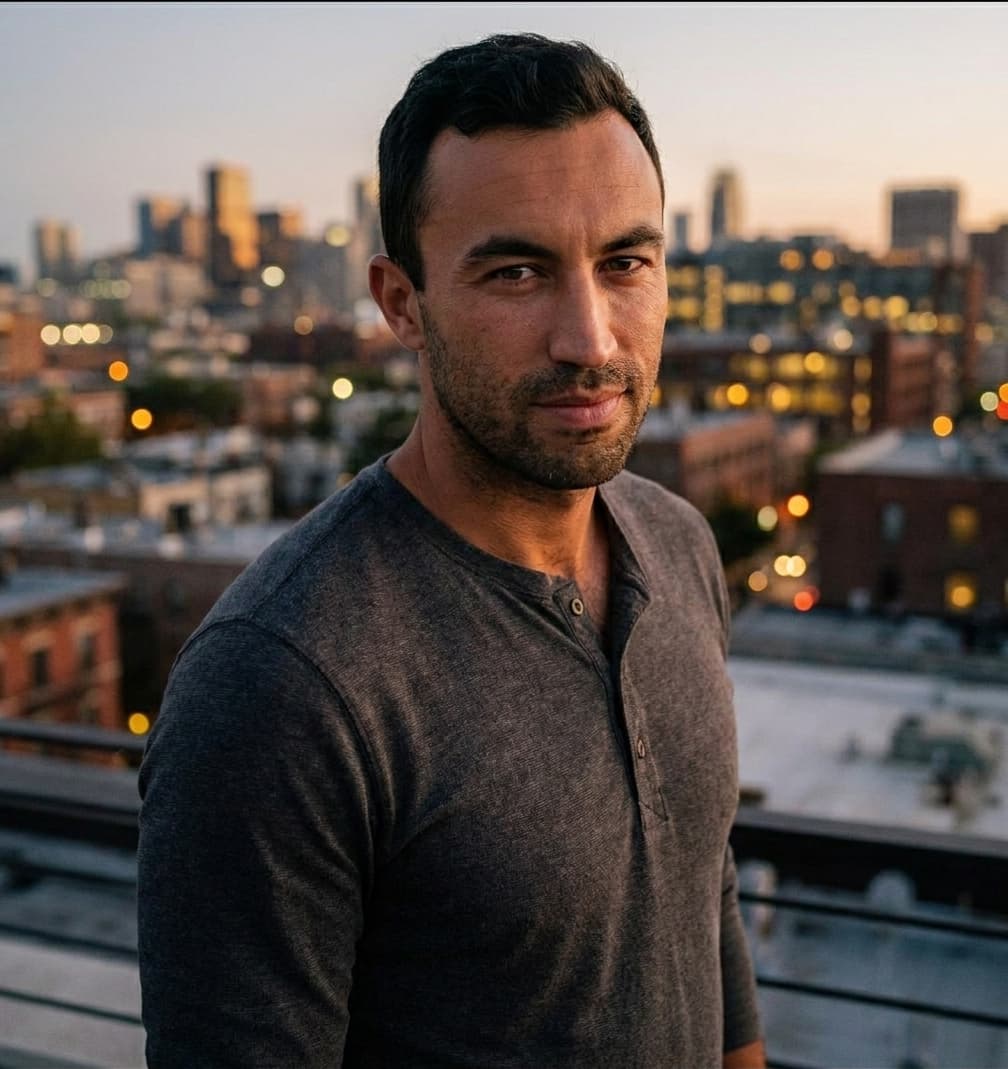 Passed — customer 05 on an urban rooftop